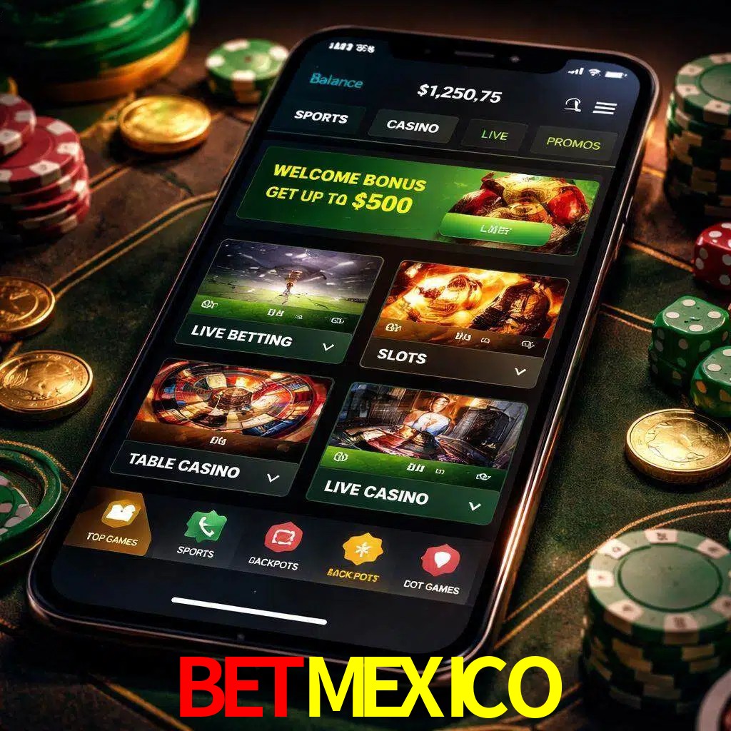 Diseño de juegos móviles BETMEXICO para usuarios en México