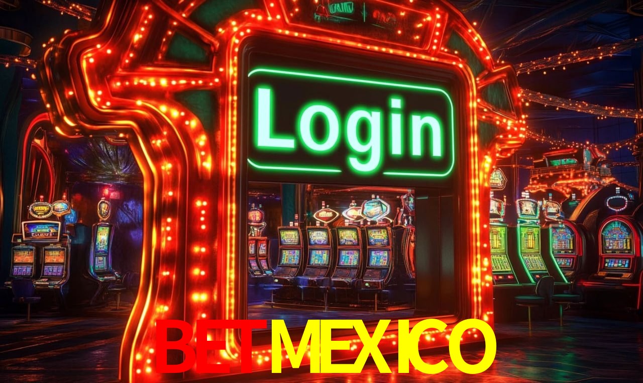 Escena dinámica inspirada en casino con iluminación BETMEXICO, cartas, fichas e íconos de juegos digitales en un espacio moderno de juegos.
