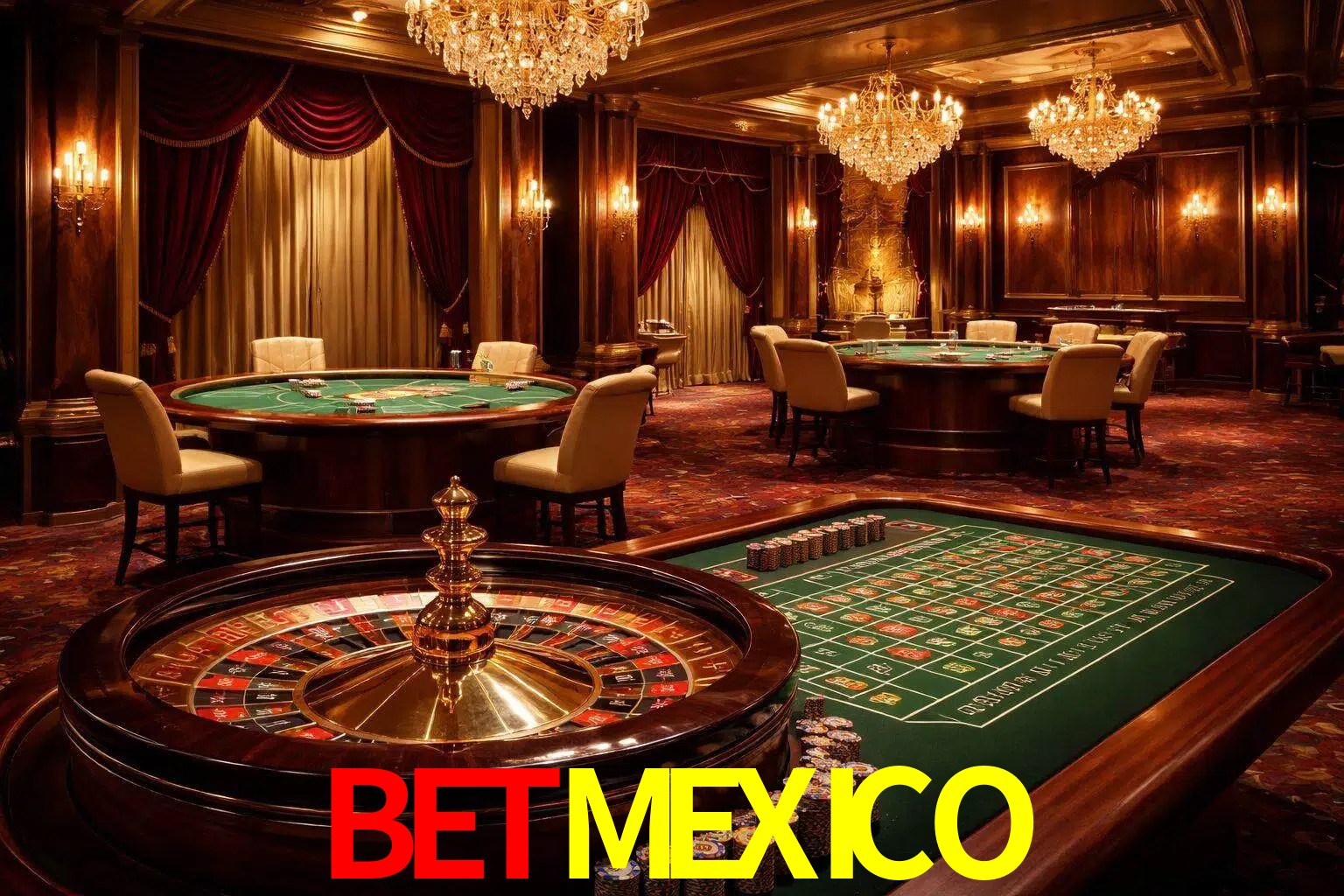 Una escena premium de mesa de casino en vivo con cartas, elementos de ruleta y un ambiente pulido de estudio de transmisión.